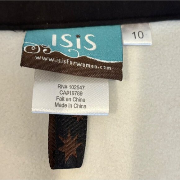 Isis Womens Softshell Jacket Size 10 Brown Wind & Weather Resistant - Picture 4 of 9